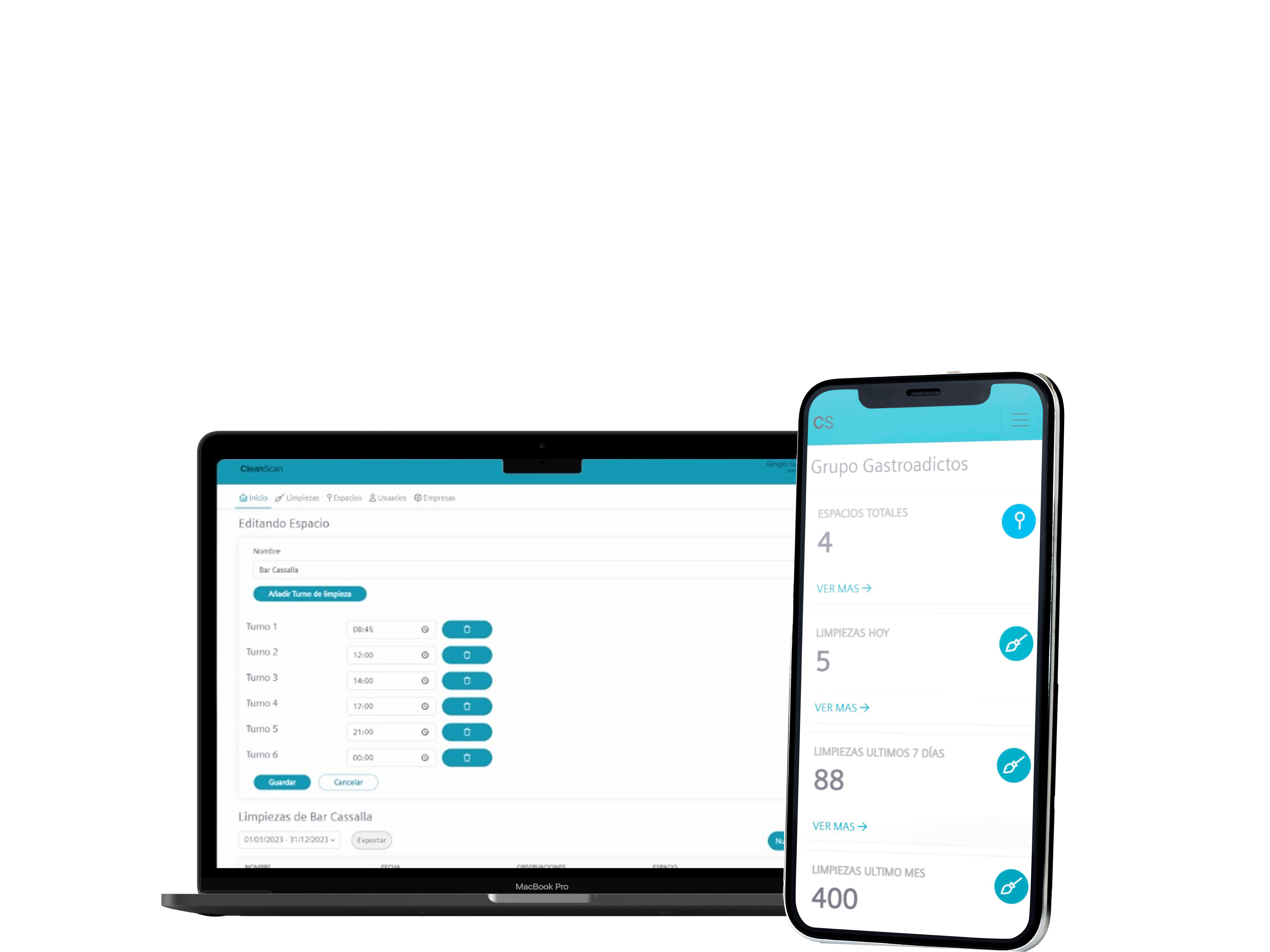 CleanScan app for restaurant cleaning operations